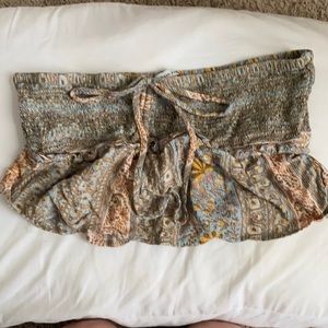 American eagle patterned crop top